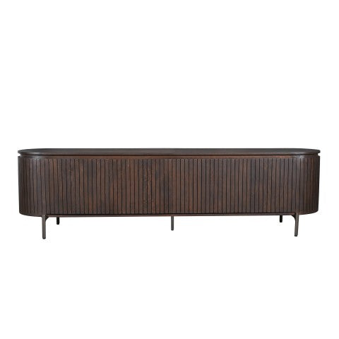 Tv meubel Solana Bruin Mangohout 210 cm