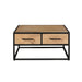 Vierkante Salontafel Dakota Naturel Mangohout 80 cm