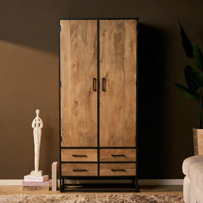 Kabinet Dakota Naturel Mangohout 90 cm