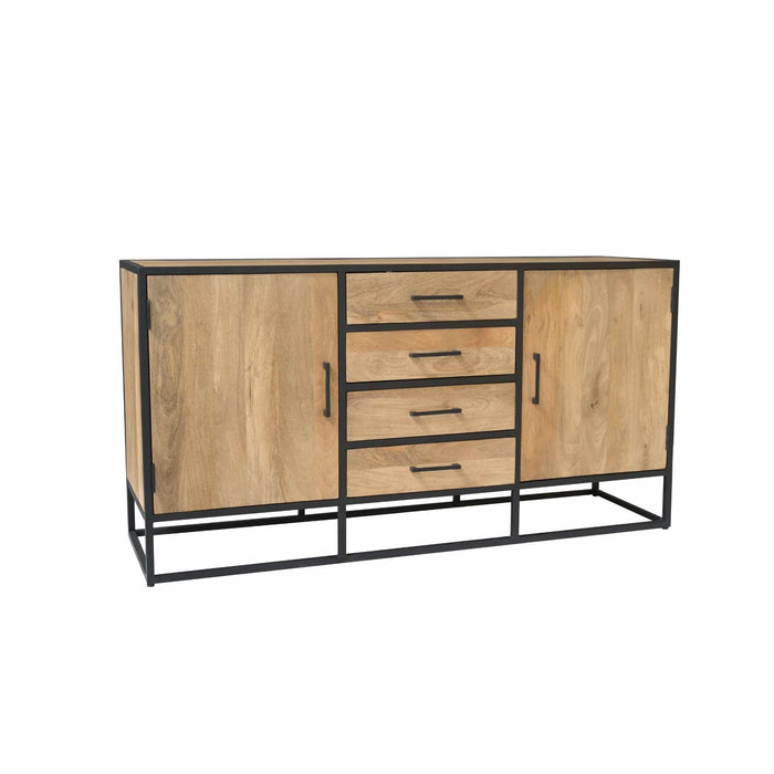 Dressoir Dakota Naturel Mangohout 165 cm