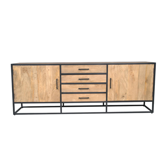 Dressoir Dakota Naturel Mangohout 210 cm