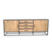 Dressoir Dakota Naturel Mangohout 210 cm