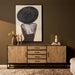 Dressoir Dakota Naturel Mangohout 210 cm