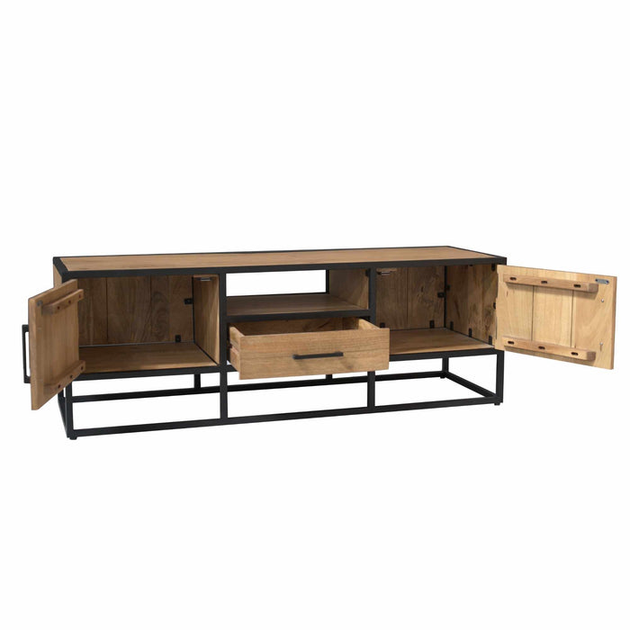 Tv meubel Dakota Naturel Mangohout 145 cm