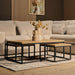 Salontafel set Dakota Naturel Mangohout 120 cm