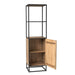 Boekenkast Dakota met deur Naturel Mangohout 55 cm