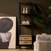 Boekenkast Dakota met lades Naturel Mangohout 55 cm