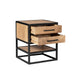 Vierkante Salontafel Noa Naturel Mangohout 80 cm