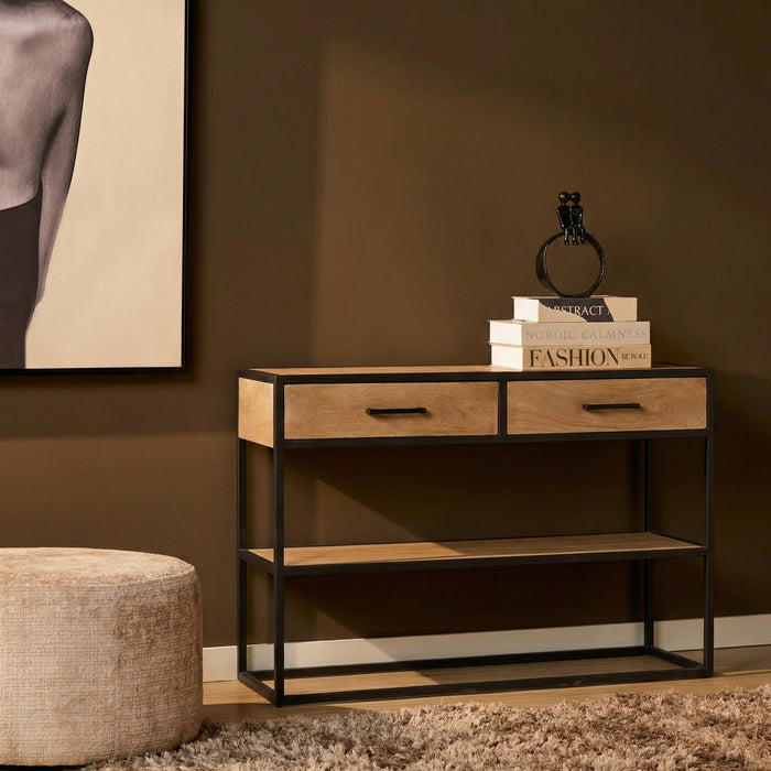 Sidetable Dakota Naturel Mangohout 120 cm