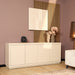Dressoir Brussel  Zand  Mangohout 200 cm