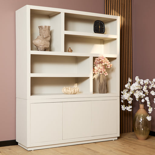 Vakkenkast Brussel XL Zand  Mangohout 160 cm
