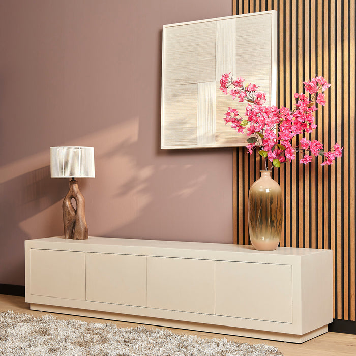 Tv meubel Brussel Zand Mangohout 200 cm