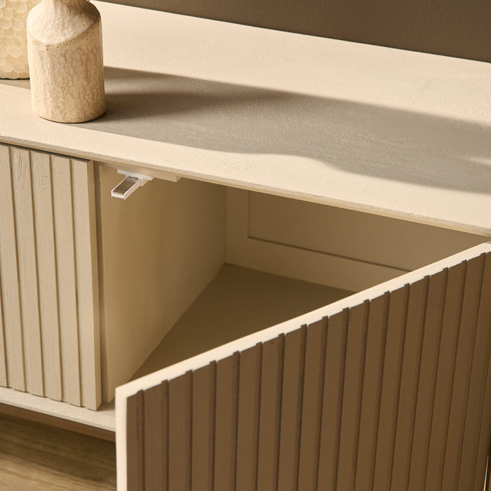 Tv meubel Madison Zand Mangohout 210 cm