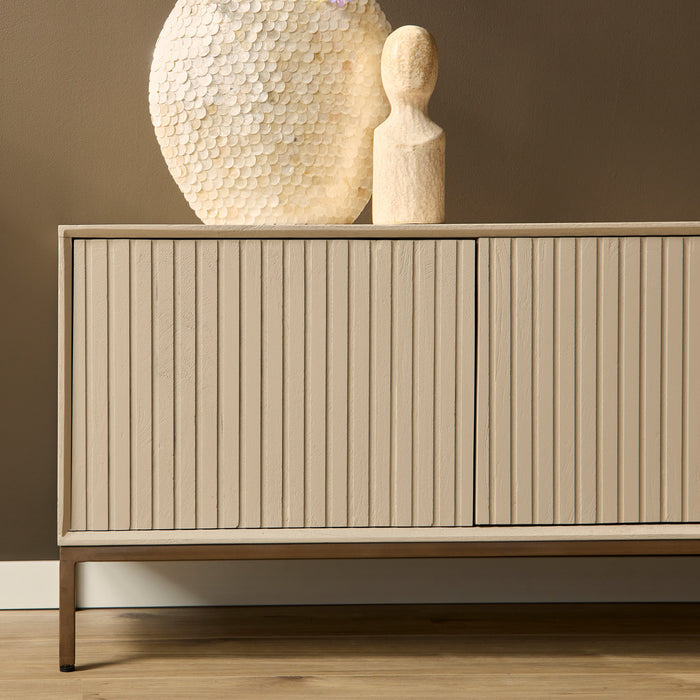 Tv meubel Madison Zand Mangohout 165 cm