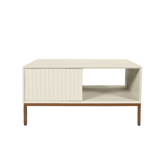 Vierkante salontafel Madison Zand Mangohout 80 cm