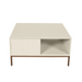 Vierkante salontafel Madison Zand Mangohout 80 cm