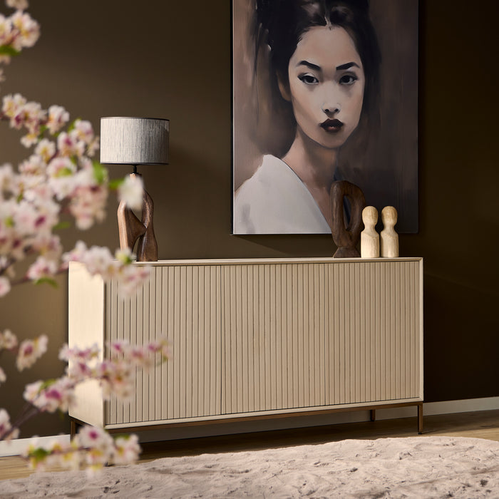 Dressoir Madison Zand Mangohout 165 cm