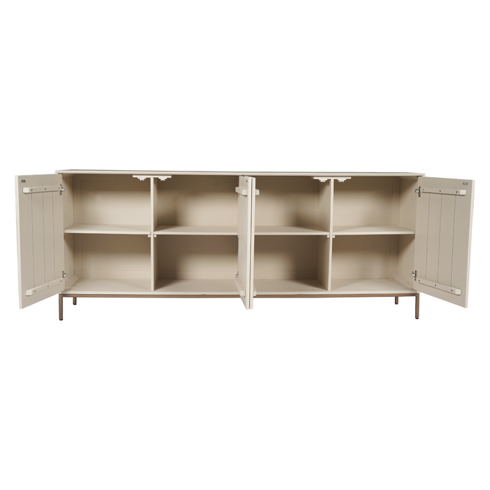 Dressoir Madison Zand Mangohout 210 cm