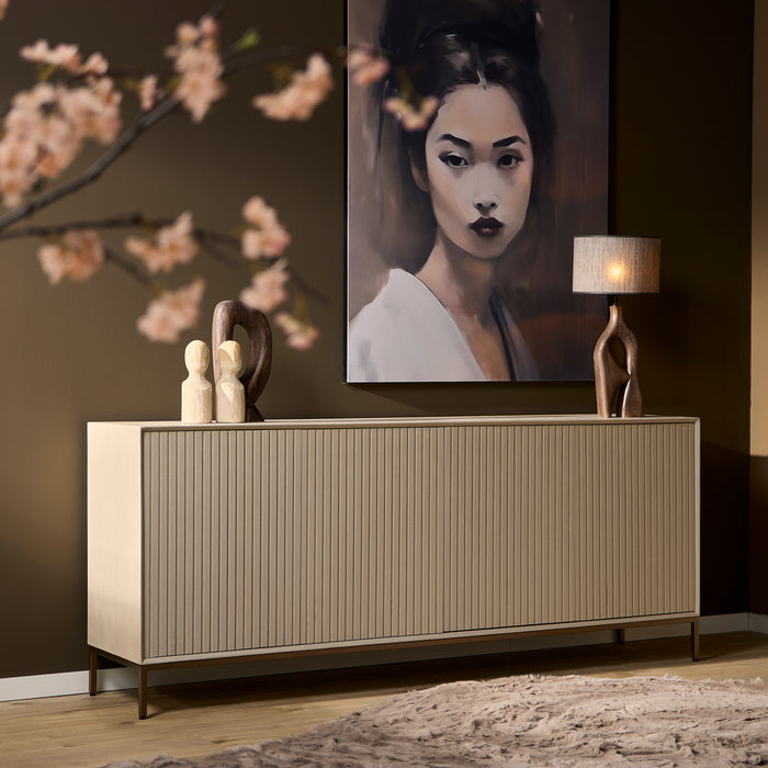 Dressoir Madison Zand Mangohout 210 cm