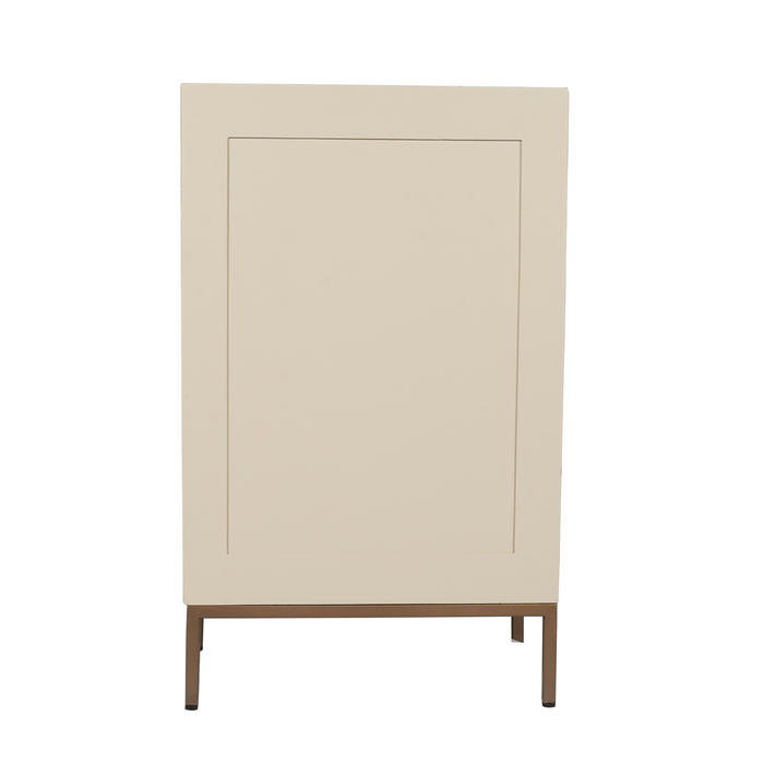 Wijnkast Madison Zand Mangohout 55 cm