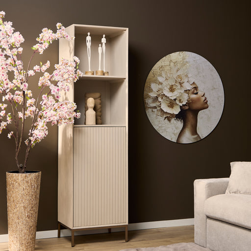Boekenkast Madison Zand Mangohout 55 cm