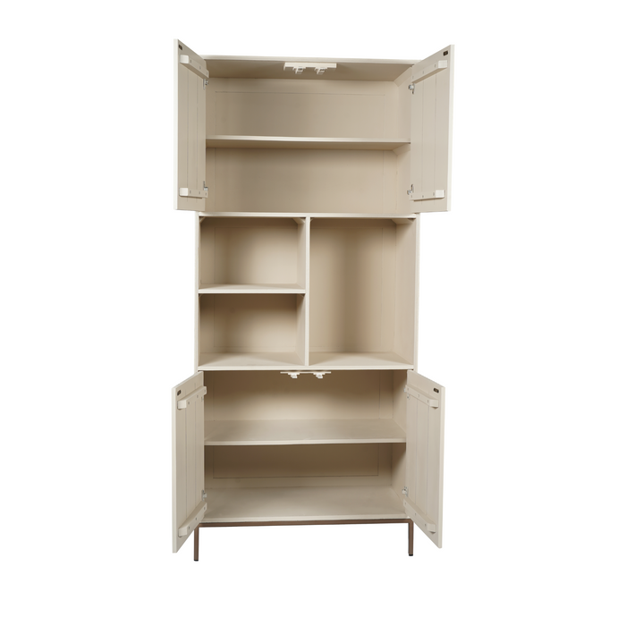 Vakkenkast Madison Zand Mangohout 90 cm