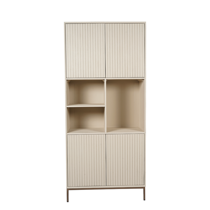 Vakkenkast Madison Zand Mangohout 90 cm