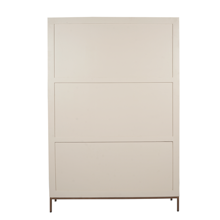 Vakkenkast Madison XL Zand Mangohout 135 cm