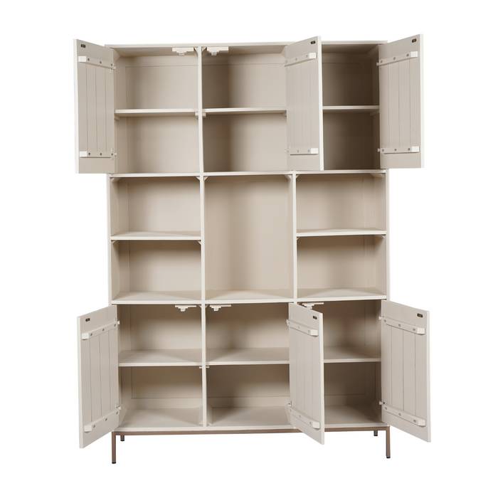 Vakkenkast Madison XL Zand Mangohout 135 cm