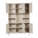 Vakkenkast Madison XL Zand Mangohout 135 cm