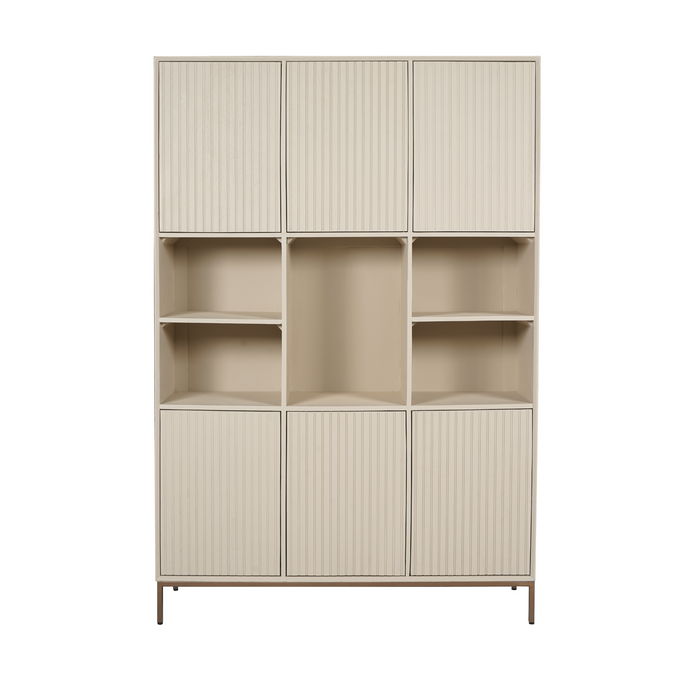 Vakkenkast Madison XL Zand Mangohout 135 cm