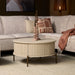 Ronde salontafel Madison Zand Mangohout 80 cm