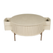 Ronde salontafel Madison Zand Mangohout 80 cm