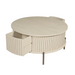 Ronde salontafel Madison Zand Mangohout 80 cm