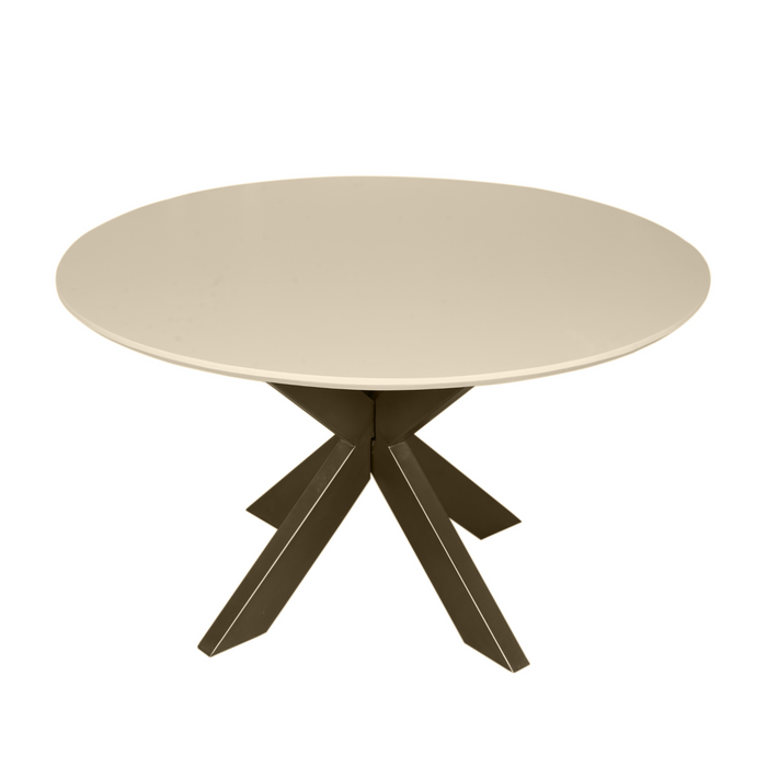 Ronde eettafel Madison Zand Mangohout 130 cm