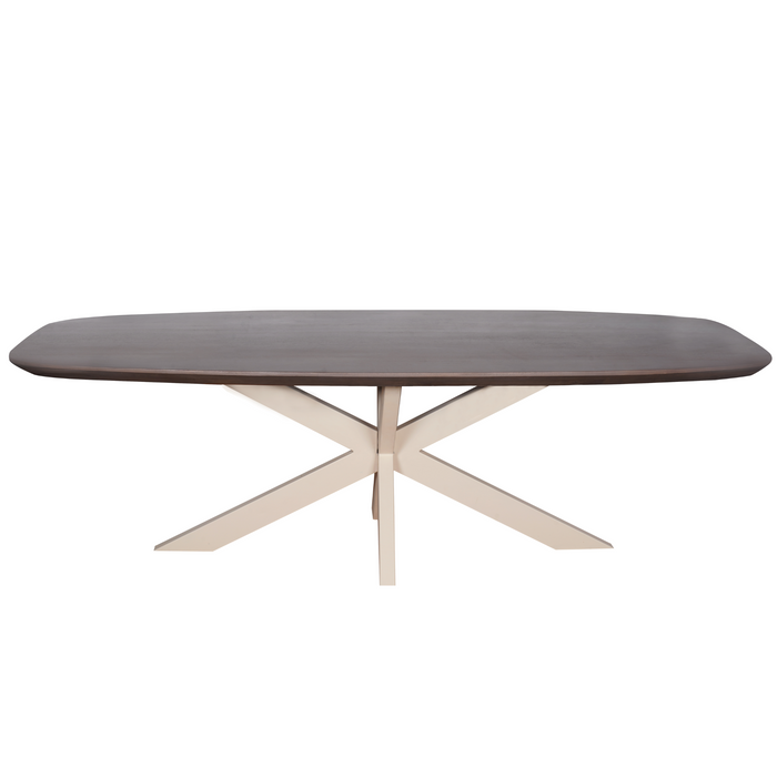 Deens ovale eettafel Madison Zand Mangohout 240 cm