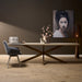 Deens ovale eettafel Madison Zand Mangohout 280x120 cm