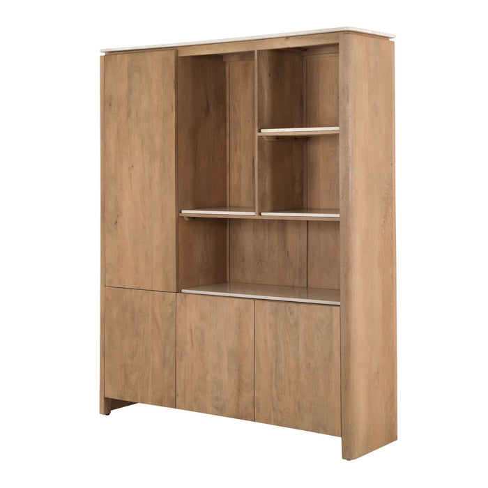 Bovenblad Vakkenkast XL Dallas Beige  Marmer