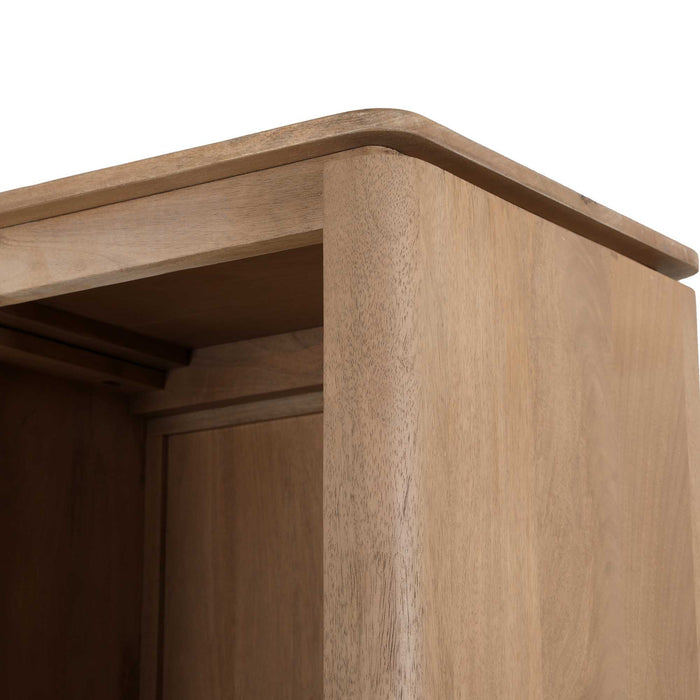 Vakkenkast XL Dallas Naturel Mangohout 160 cm