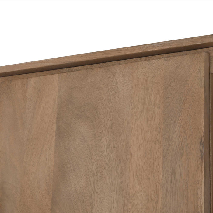 Vakkenkast XL Dallas Naturel Mangohout 160 cm