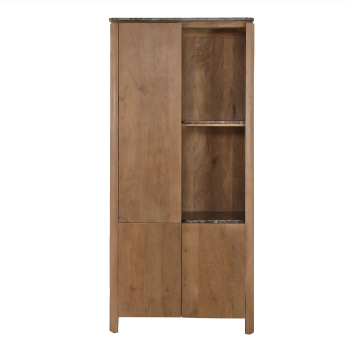 Bovenblad Dallas Bruin Marmer 90 cm