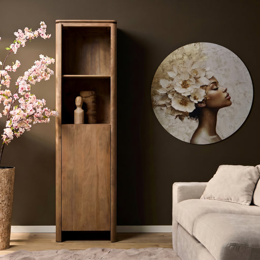 Boekenkast Dallas Naturel Mangohout 55 cm