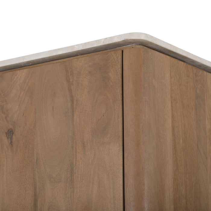 Bovenblad Dallas Beige Marmer 55 cm