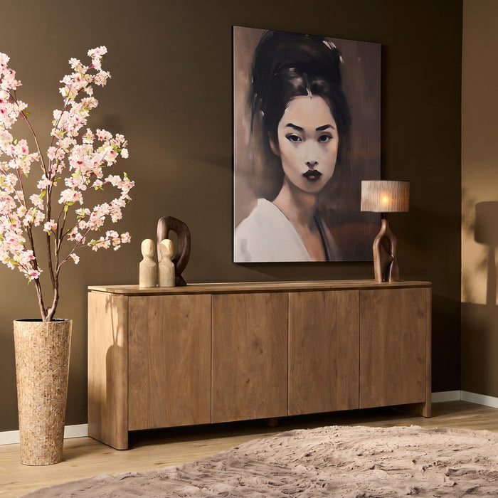 Dressoir Dallas Naturel Mangohout 210 cm