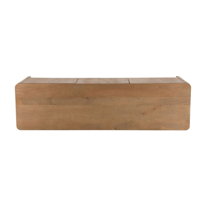 Tv meubel Dallas Naturel Mangohout 165 cm