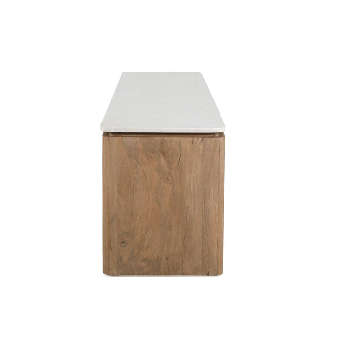 Tv meubel Dallas Naturel Mangohout 210 cm