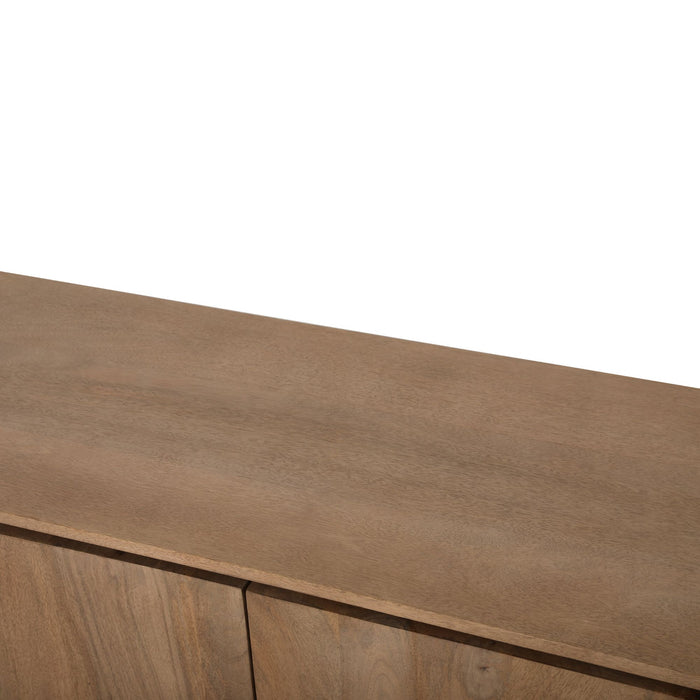 Tv meubel Dallas Naturel Mangohout 210 cm