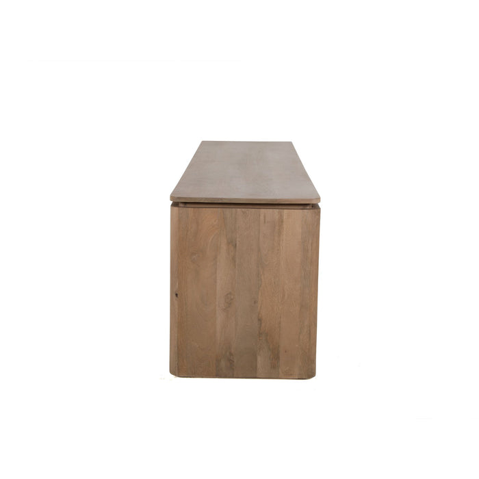Tv meubel Dallas Naturel Mangohout 210 cm