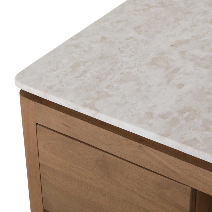 Bovenblad Salontafel Dallas Beige Marmer