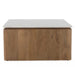 Vierkante Salontafel Dallas Naturel Mangohout 80 cm